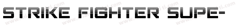 Strike Fighter Supe字体转换